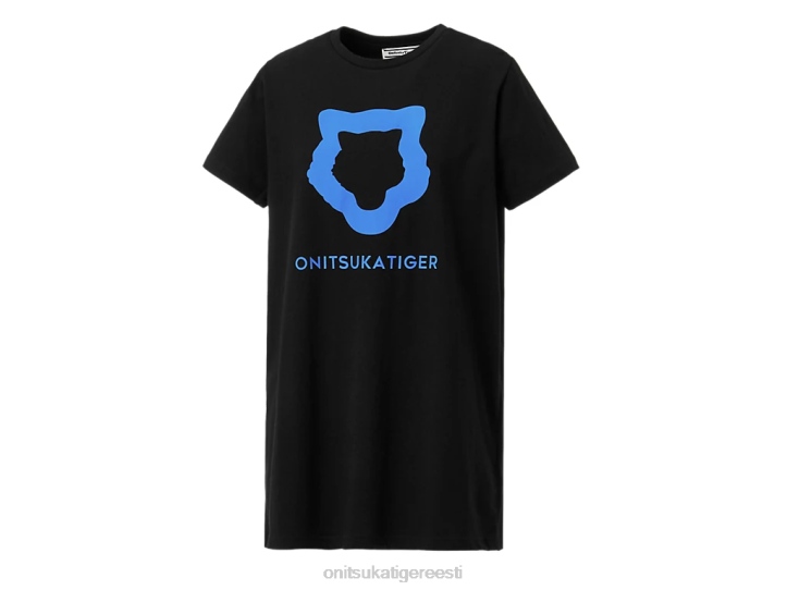 naised must Onitsuka Tiger ws graafiline tee Riietus 4FRB612