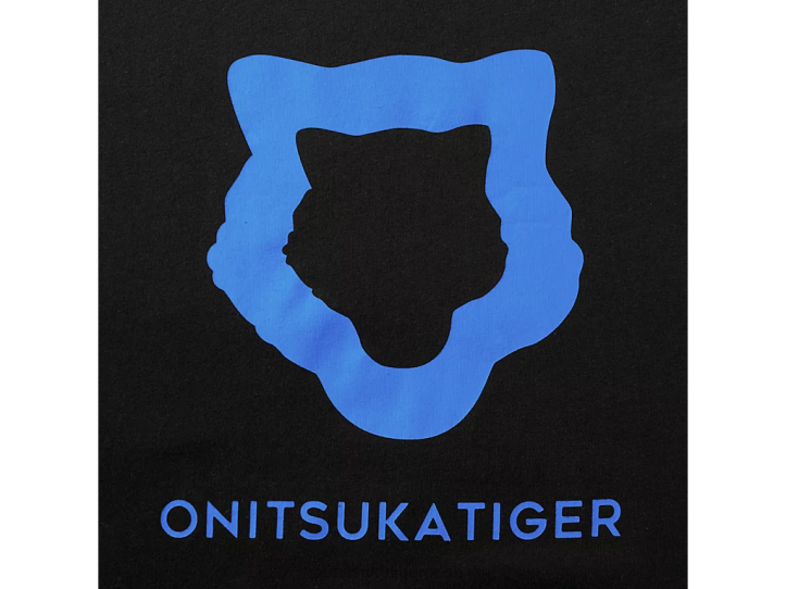 naised must Onitsuka Tiger ws graafiline tee Riietus 4FRB612