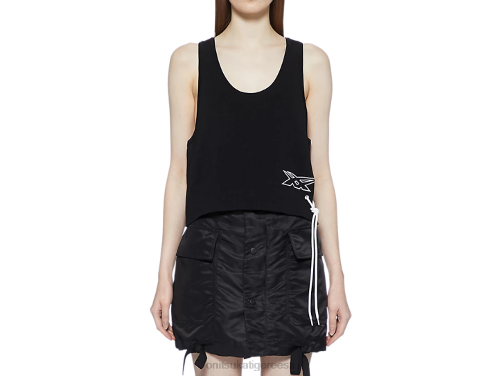 naised must Onitsuka Tiger ws kootud paak Riietus 4FRB590