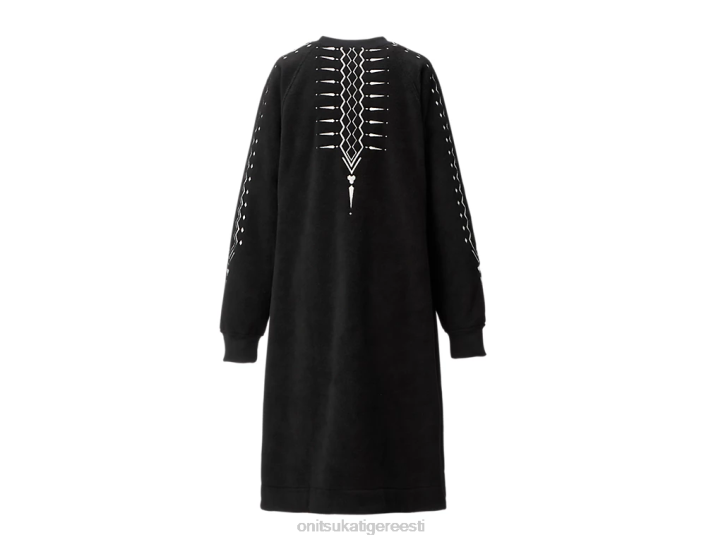 naised must valge Onitsuka Tiger ws kleit Riietus 4FRB608