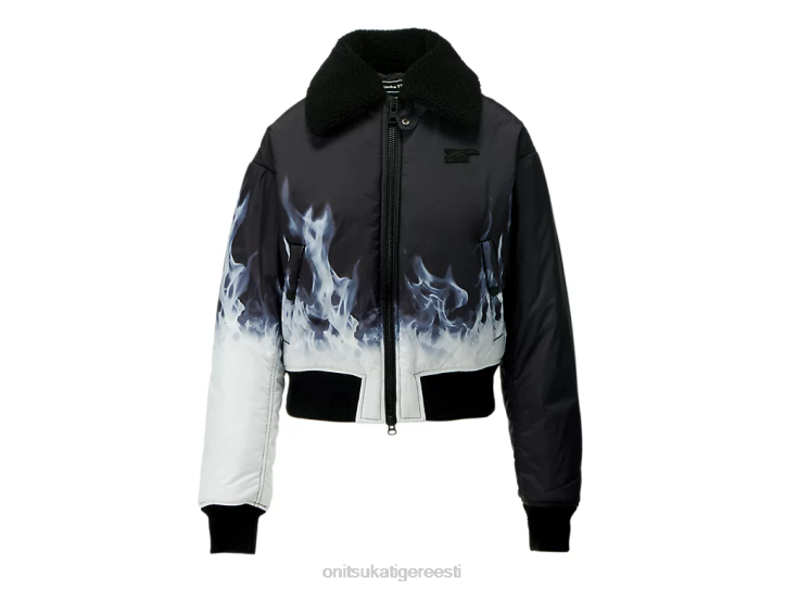 naised must valge Onitsuka Tiger ws p pluus Riietus 4FRB601