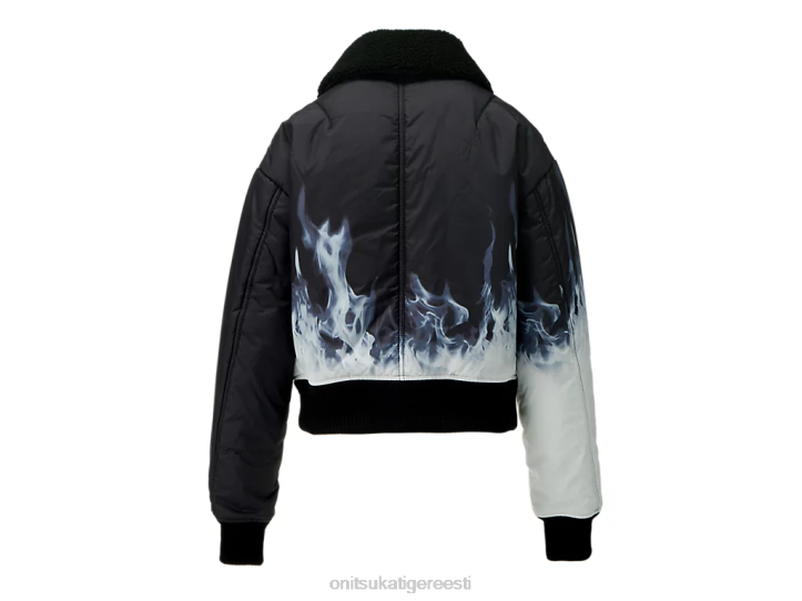 naised must valge Onitsuka Tiger ws p pluus Riietus 4FRB601