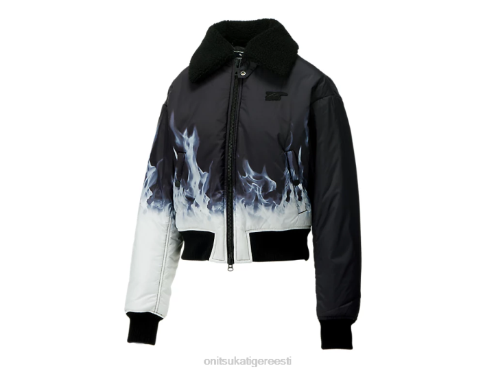 naised must valge Onitsuka Tiger ws p pluus Riietus 4FRB601