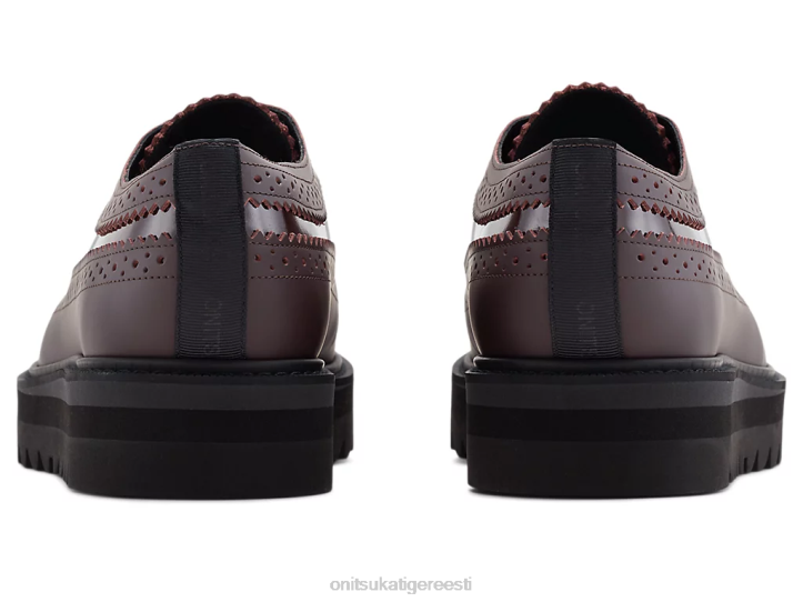 unisex Burgundia Onitsuka Tiger brogue kingad 4FRB217