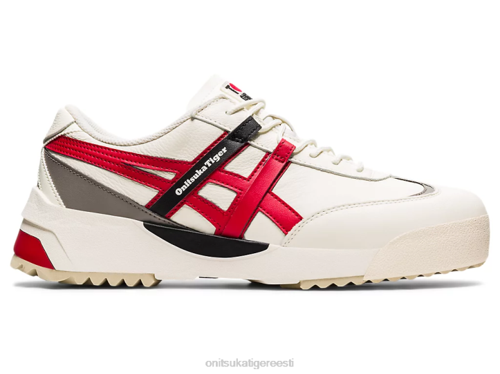unisex kreem/klassikaline punane Onitsuka Tiger delegatsioon ex kingad 4FRB265