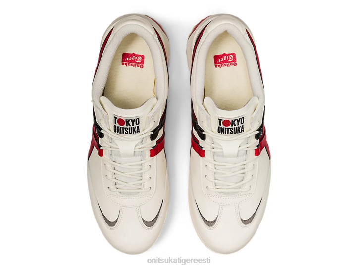 unisex kreem/klassikaline punane Onitsuka Tiger delegatsioon ex kingad 4FRB265