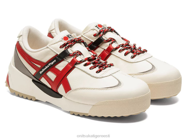 unisex kreem/klassikaline punane Onitsuka Tiger delegatsioon ex kingad 4FRB265
