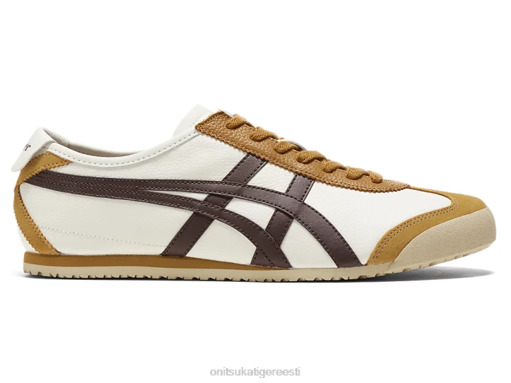unisex kreem/lagrits pruun Onitsuka Tiger Mehhiko 66 kingad 4FRB88