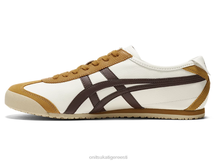 unisex kreem/lagrits pruun Onitsuka Tiger Mehhiko 66 kingad 4FRB88