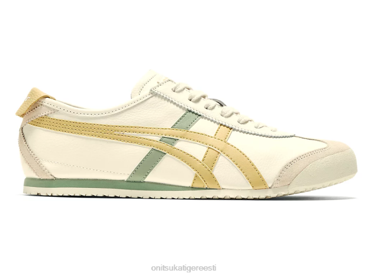 unisex kreem/mineraalpruun Onitsuka Tiger Mehhiko 66 kingad 4FRB54