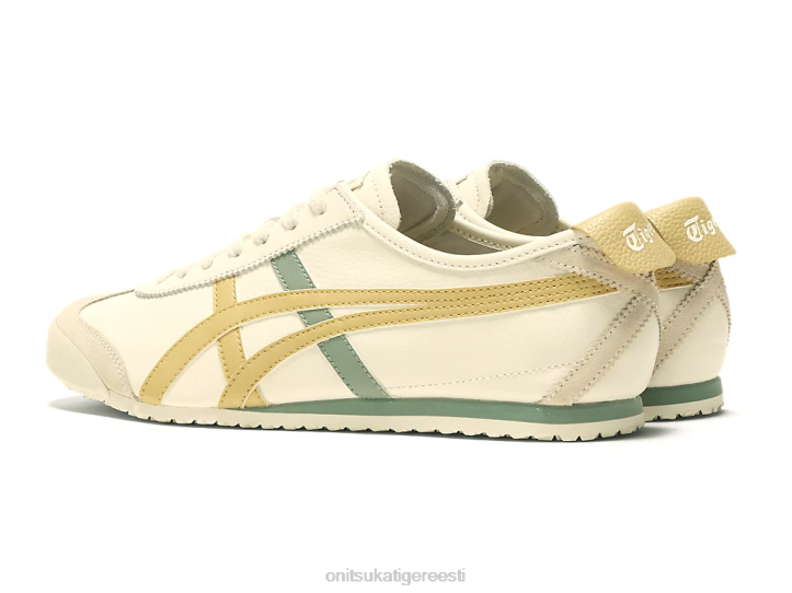 unisex kreem/mineraalpruun Onitsuka Tiger Mehhiko 66 kingad 4FRB54