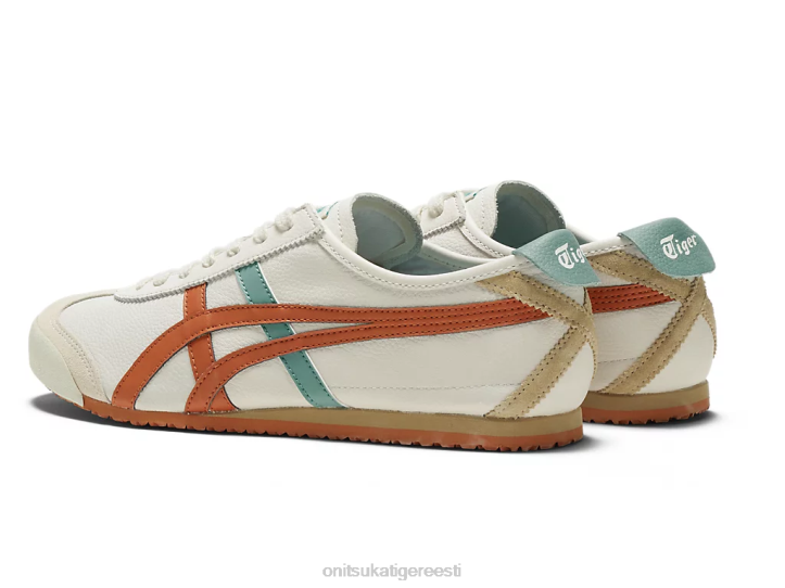 unisex kreem/pikantne apelsin Onitsuka Tiger Mehhiko 66 kingad 4FRB86