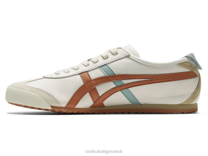 unisex kreem/pikantne apelsin Onitsuka Tiger Mehhiko 66 kingad 4FRB86