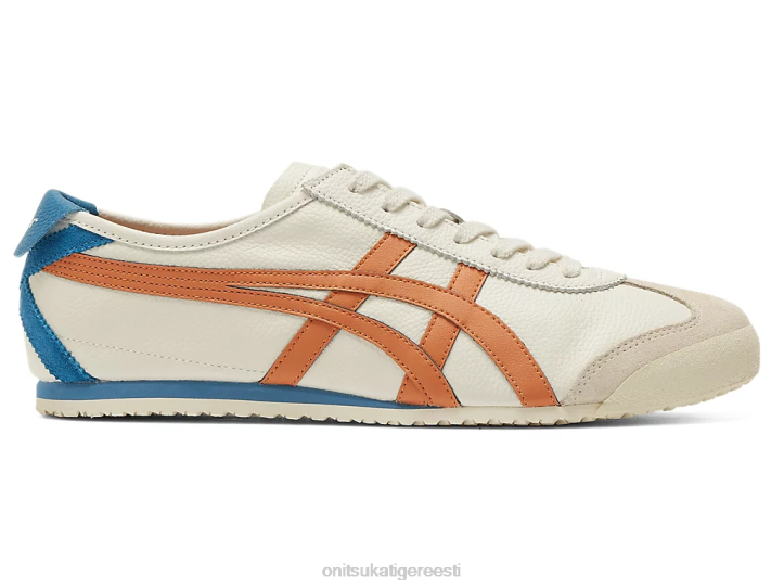 unisex kreem/roosteoranž Onitsuka Tiger Mehhiko 66 kingad 4FRB55