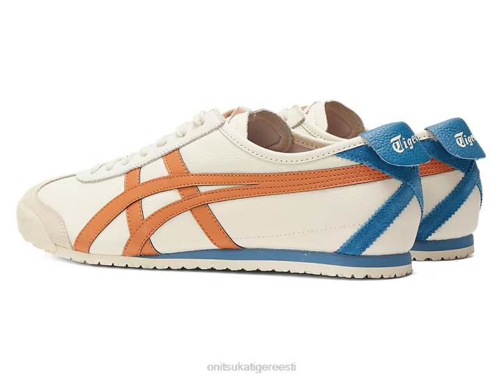 unisex kreem/roosteoranž Onitsuka Tiger Mehhiko 66 kingad 4FRB55