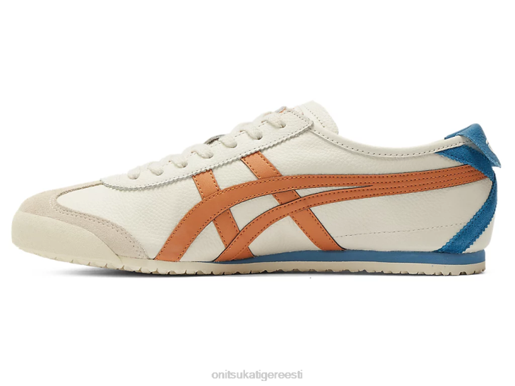 unisex kreem/roosteoranž Onitsuka Tiger Mehhiko 66 kingad 4FRB55