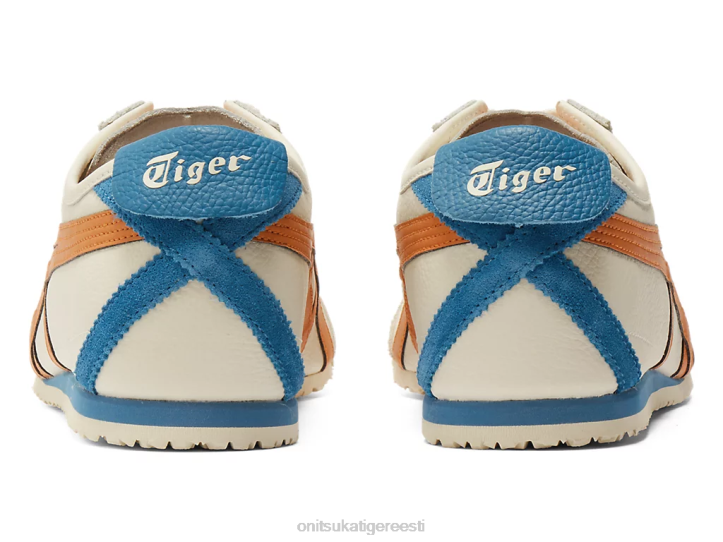 unisex kreem/roosteoranž Onitsuka Tiger Mehhiko 66 kingad 4FRB55