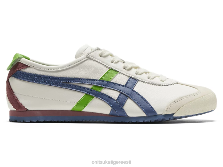 unisex kreemjas/mako sinine Onitsuka Tiger Mehhiko 66 kingad 4FRB85