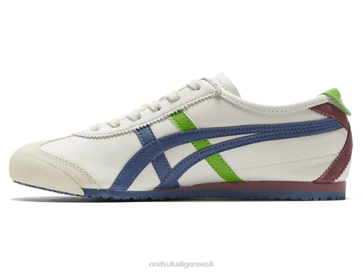 unisex kreemjas/mako sinine Onitsuka Tiger Mehhiko 66 kingad 4FRB85