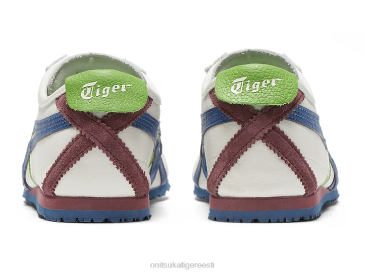 unisex kreemjas/mako sinine Onitsuka Tiger Mehhiko 66 kingad 4FRB85