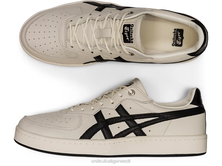 unisex kreemjas/must Onitsuka Tiger gsm sd kingad 4FRB316