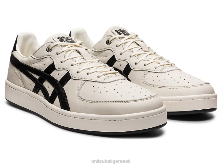 unisex kreemjas/must Onitsuka Tiger gsm sd kingad 4FRB316