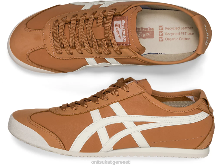 unisex liivpunane/kreem Onitsuka Tiger Mehhiko 66 kingad 4FRB145