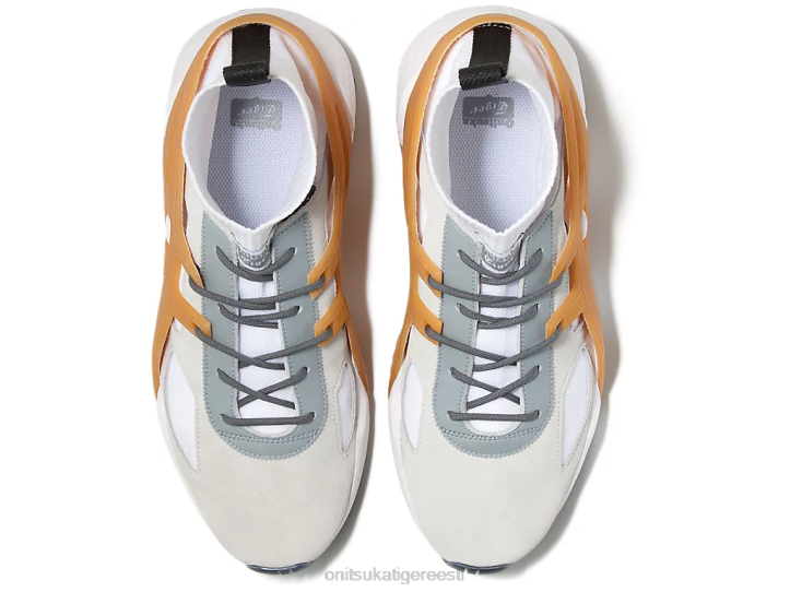 unisex liustik grey/tan presidio Onitsuka Tiger suure logoga treener 2.0 sokk kingad 4FRB244