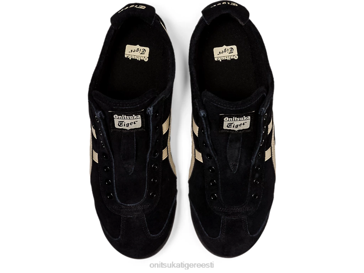 unisex must/kitt Onitsuka Tiger mehhiko 66 slip-on kingad 4FRB168