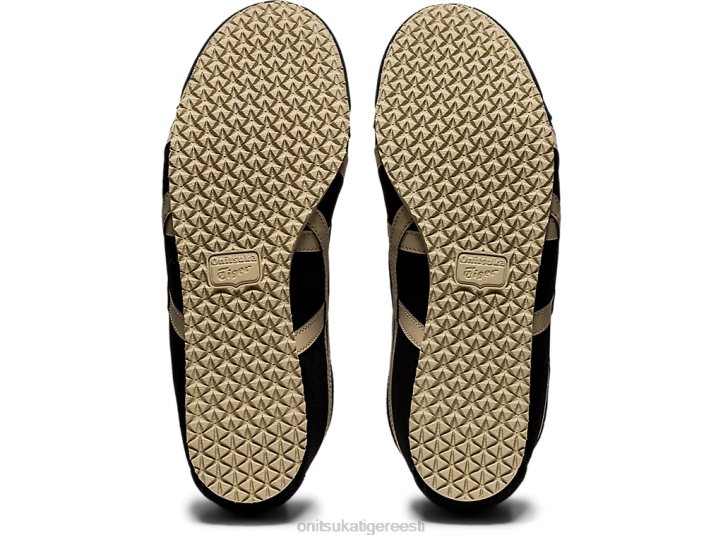 unisex must/kitt Onitsuka Tiger mehhiko 66 slip-on kingad 4FRB168