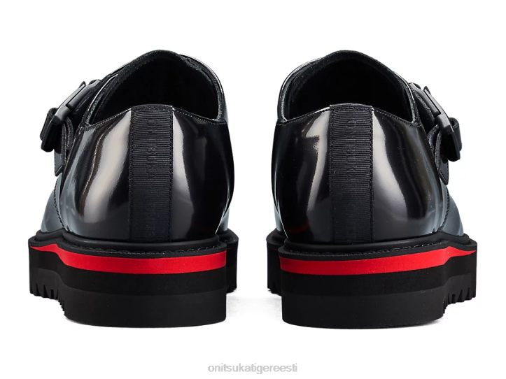 unisex must/klassikaline punane Onitsuka Tiger munk-s kingad 4FRB218