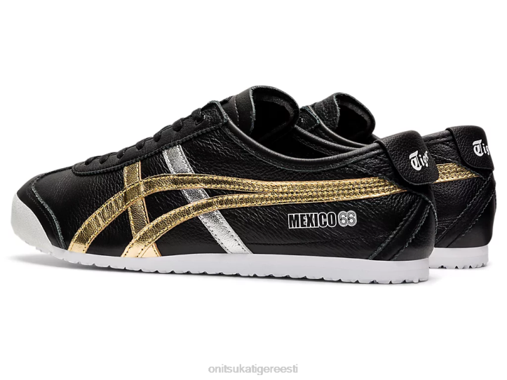 unisex must kuld Onitsuka Tiger Mehhiko 66 kingad 4FRB357