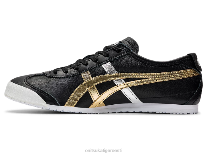 unisex must kuld Onitsuka Tiger Mehhiko 66 kingad 4FRB357