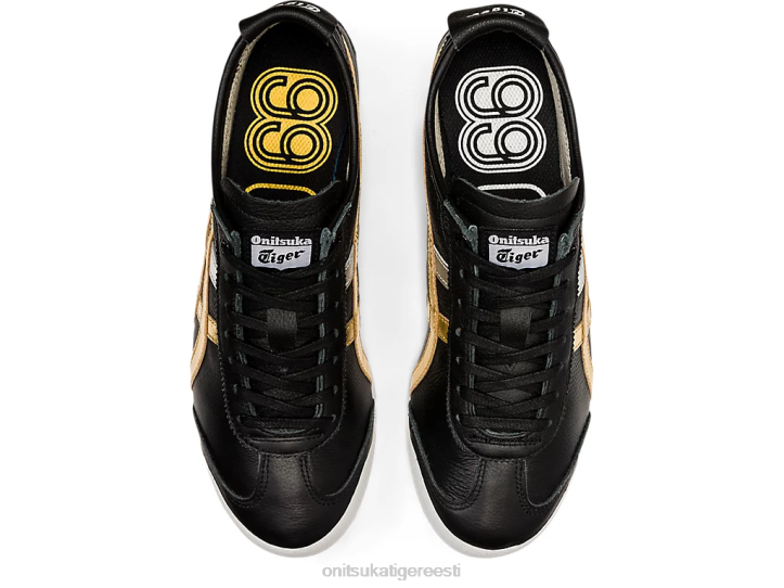 unisex must kuld Onitsuka Tiger Mehhiko 66 kingad 4FRB357