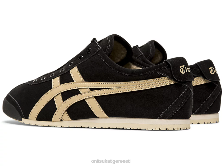 unisex must/puidust krepp Onitsuka Tiger mehhiko 66 slip-on kingad 4FRB348