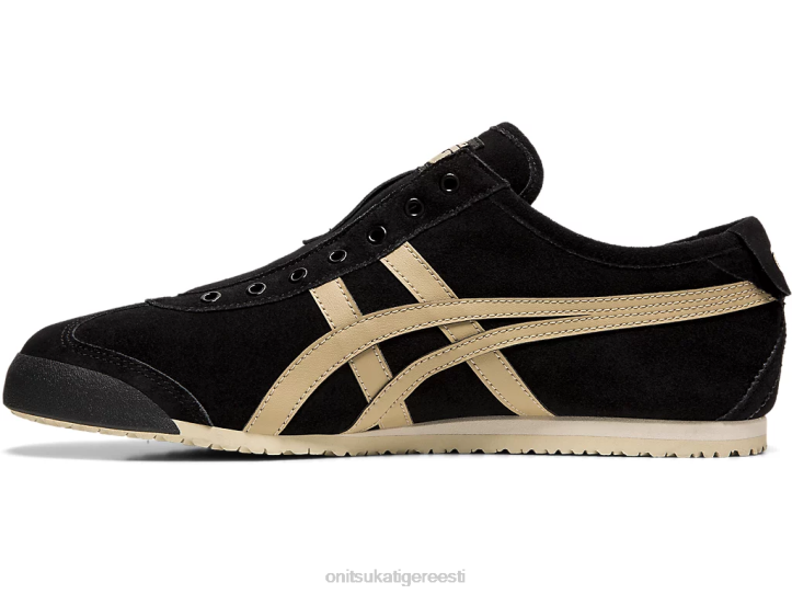 unisex must/puidust krepp Onitsuka Tiger mehhiko 66 slip-on kingad 4FRB348