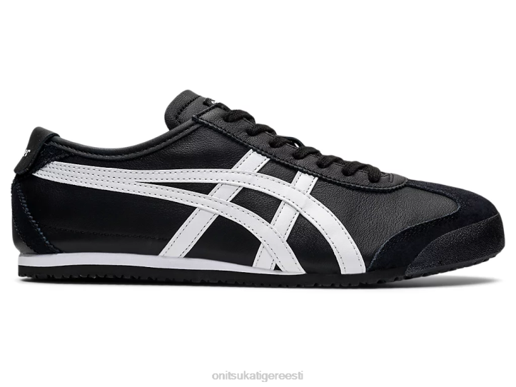 unisex must valge Onitsuka Tiger Mehhiko 66 kingad 4FRB368