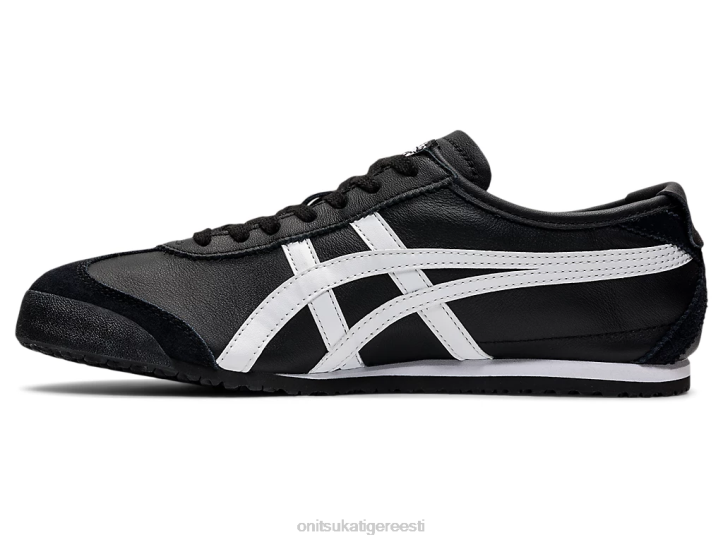 unisex must valge Onitsuka Tiger Mehhiko 66 kingad 4FRB368