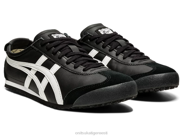 unisex must valge Onitsuka Tiger Mehhiko 66 kingad 4FRB368