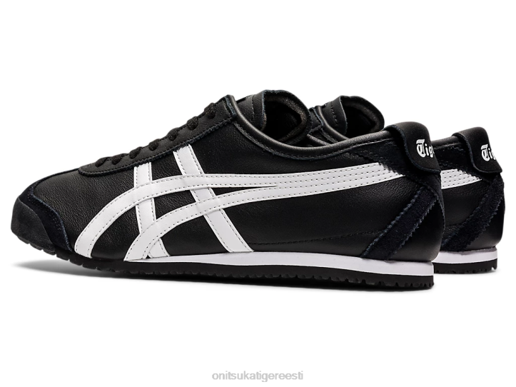 unisex must valge Onitsuka Tiger Mehhiko 66 kingad 4FRB46