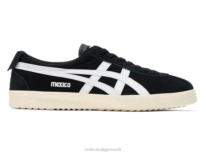 unisex must valge Onitsuka Tiger Mehhiko delegatsioon kingad 4FRB49