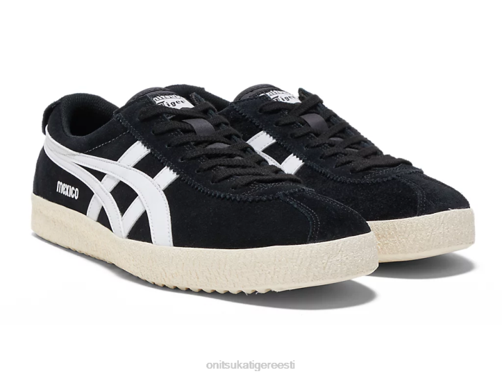unisex must valge Onitsuka Tiger Mehhiko delegatsioon kingad 4FRB49