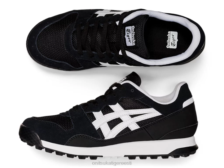 unisex must valge Onitsuka Tiger horisont kingad 4FRB242