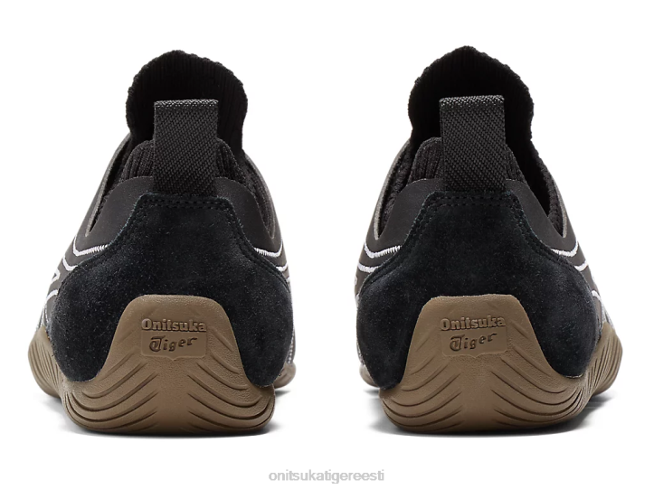 unisex must valge Onitsuka Tiger küünis kingad 4FRB41