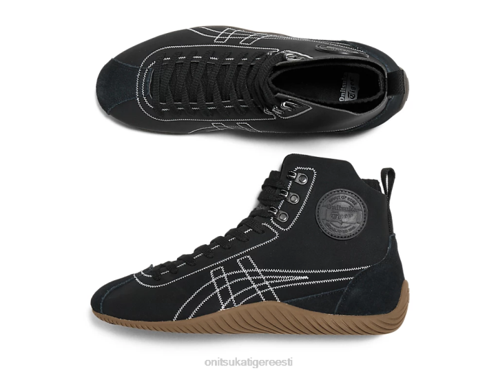 unisex must valge Onitsuka Tiger küünis mt kingad 4FRB40