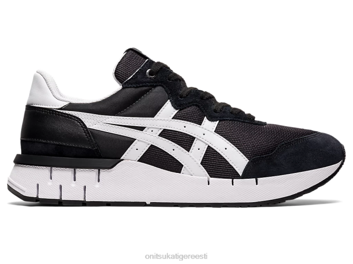 unisex must valge Onitsuka Tiger rebilac jooksja kingad 4FRB245