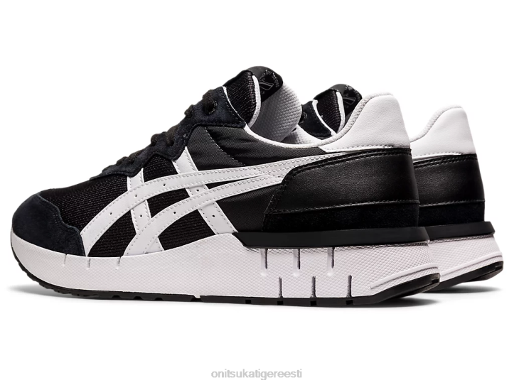 unisex must valge Onitsuka Tiger rebilac jooksja kingad 4FRB245