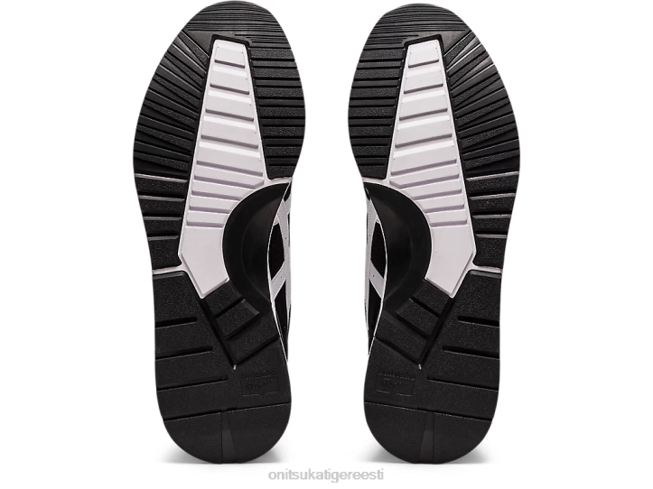 unisex must valge Onitsuka Tiger rebilac jooksja kingad 4FRB245