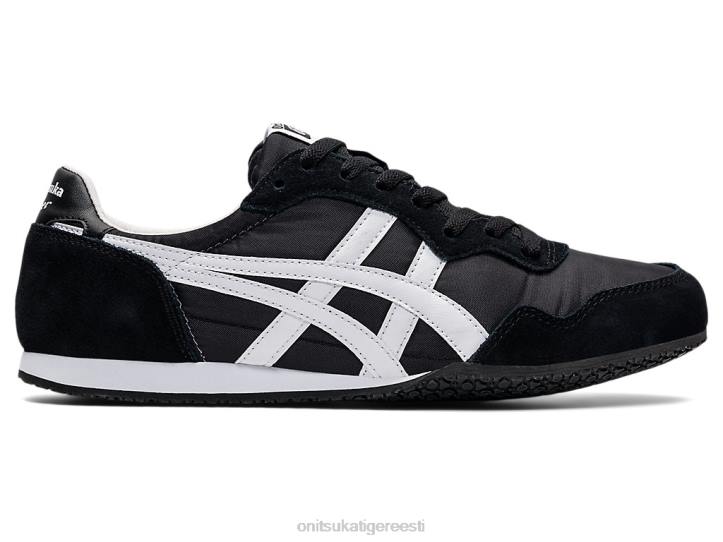 unisex must valge Onitsuka Tiger serrano kingad 4FRB321