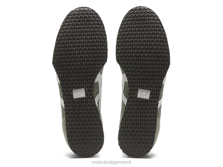 unisex põletatud oliiv/valge Onitsuka Tiger serrano kingad 4FRB76